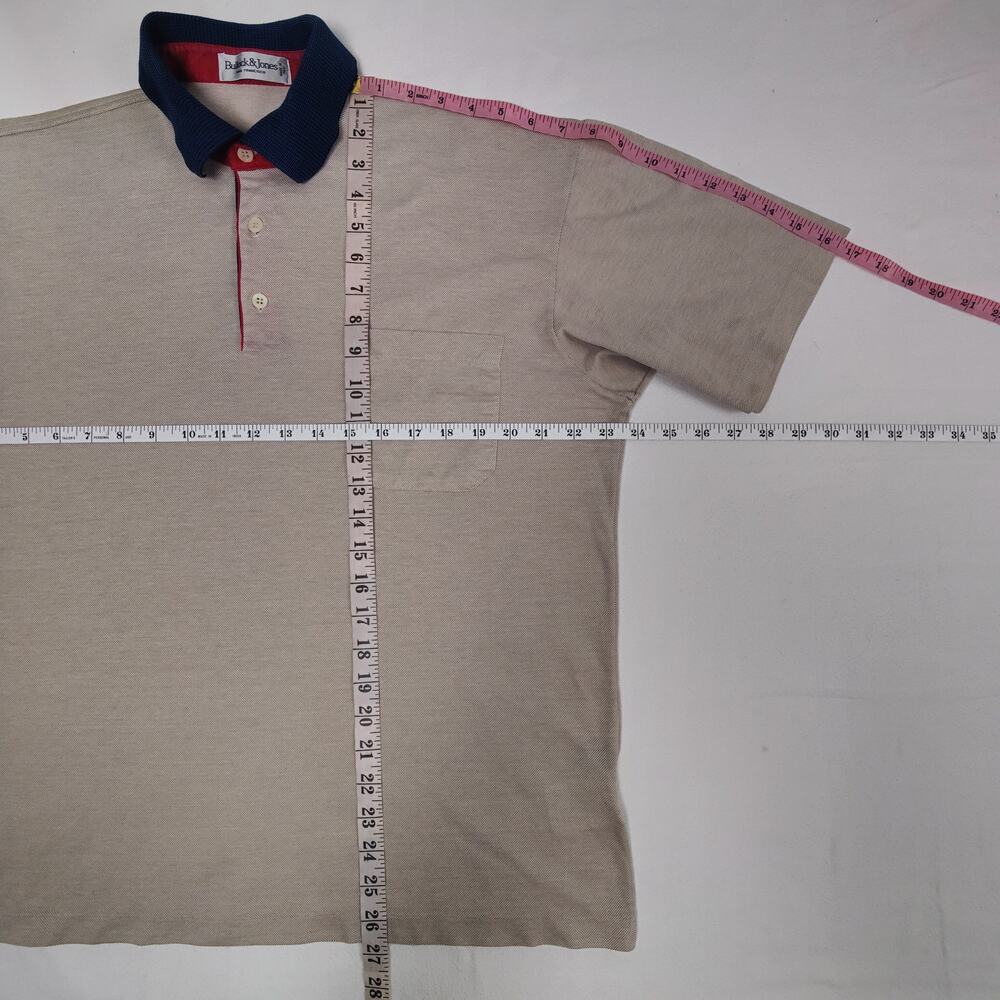 Preppy Summer Relaxed Fit Bullock & Jones San Francisco Classic Polo Tee Shirt - Picture 3 of 7